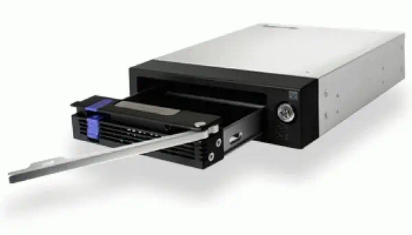 Icy Dock 3.5" SATA Enclosure Noir - Accessoire Stockage - visuel 2