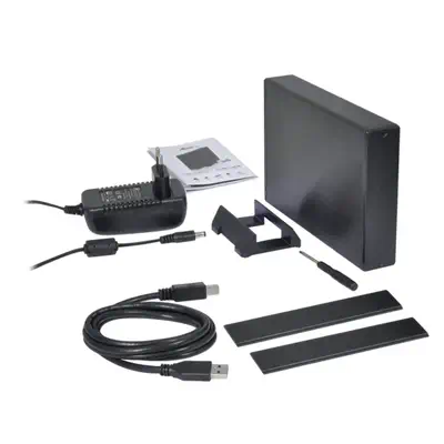 ADVANCE BX-308U3 Boîtier de disques de stockage Boîtier HDD Noir 3.5" - Accessoire Stockage - visuel 4