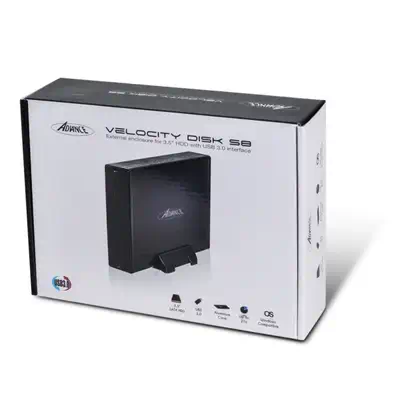 ADVANCE BX-308U3 Boîtier de disques de stockage Boîtier HDD Noir 3.5" - Accessoire Stockage - visuel 2