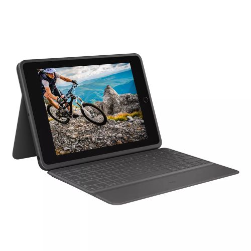 Achat Accessoires Tablette LOGITECH Rugged Folio 7th & 8th generation - Graphite - Fra