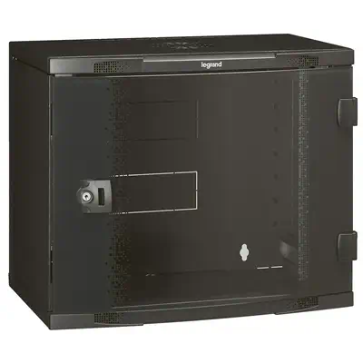 Legrand 046206 étagère 9U Rack monté sur le mur Noir - Rack et Armoire - visuel 1