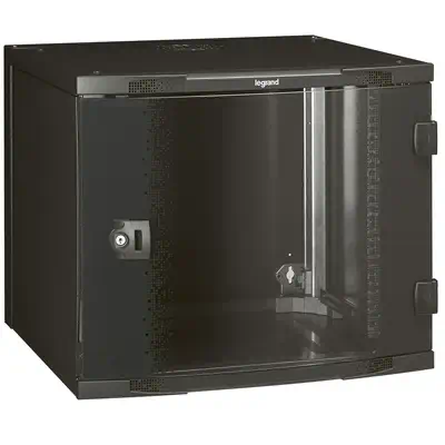 Legrand 046211 étagère 9U Rack monté sur le mur Noir - Rack et Armoire - visuel 1