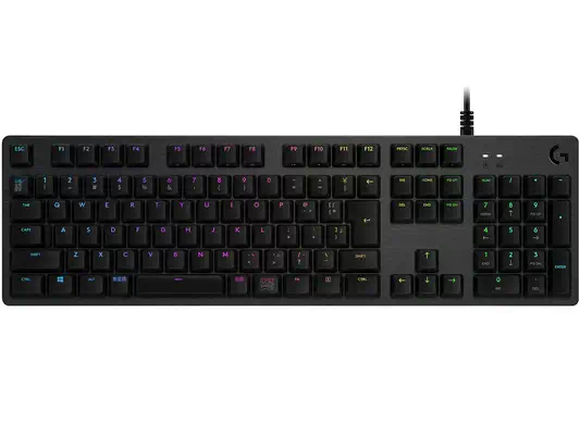 Logitech G 920-009370 clavier Gaming USB QWERTY US International Charbon - Clavier - visuel 4