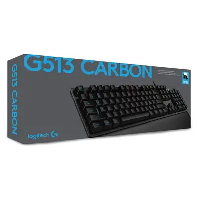 Logitech G G513 CARBON Clavier gaming mécanique RVB Logitech - visuel 1 - hello RSE - Dispositif de relais USB