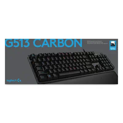 Logitech G G513 CARBON Clavier gaming mécanique RVB Logitech - visuel 1 - hello RSE - Confort de pointe