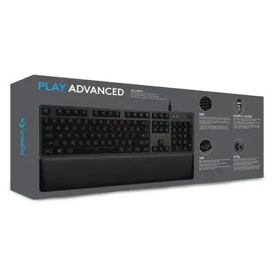 Logitech G G513 CARBON Clavier gaming mécanique RVB Logitech - visuel 1 - hello RSE - Touches de fonction complètes