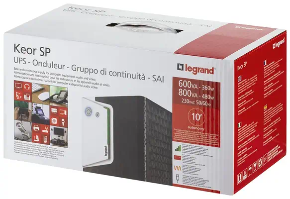 Legrand Keor ASI SP 1000 FR alimentation d'énergie non interruptible Interactivité de ligne 1 kVA 60 - Onduleur - visuel 5