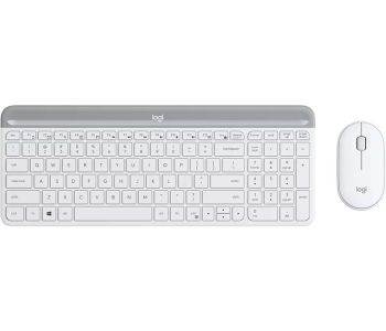 Achat LOGITECH Slim Wireless Keyboard and Mouse Combo MK470 OFFWHITE (FR) au meilleur prix