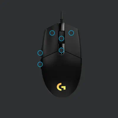 Logitech G G203 lightsync Logitech - visuel 1 - hello RSE - DESIGN ÉPROUVÉ