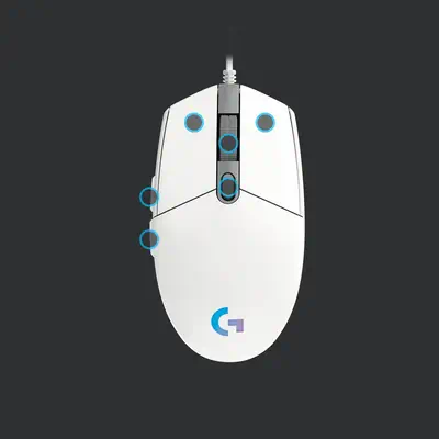 Logitech G G203 lightsync Logitech - visuel 1 - hello RSE - DESIGN ÉPROUVÉ