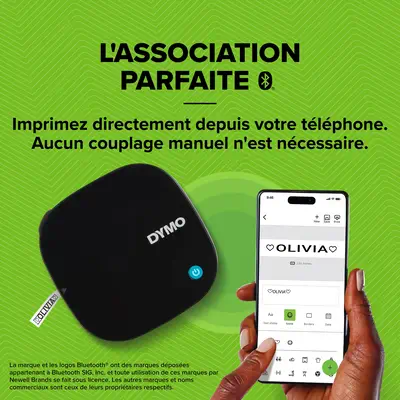 DYMO LetraTag 200B étiqueteuse Bluetooth | Imprimante d'étiquettes compacte | Se connecte à iOS et A - Dymo - Autre Imprimante - visuel 5