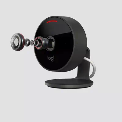 Logitech 961-000490 caméra de sécurité Balle (forme) Caméra Logitech - visuel 1 - hello RSE - VISION NOCTURNE AMÉLIORÉE