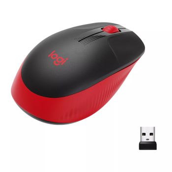 Vente Souris LOGITECH M190 Full-size wireless mouse Red EMEA sur hello RSE