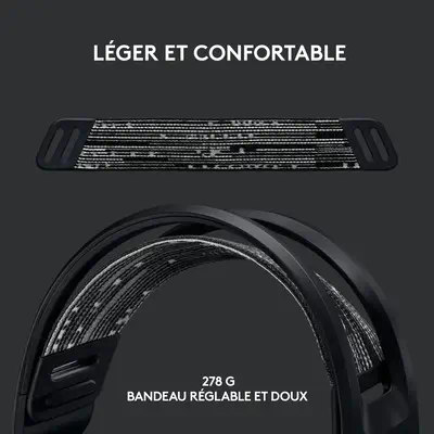 Logitech G G733 wireless gaming Logitech - visuel 1 - hello RSE - UN SON SURROUND À COUPER LE SOUFFLE