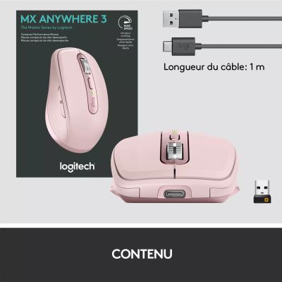 Vente LOGITECH MX Anywhere 3 Mouse laser 6 buttons Logitech au meilleur prix - visuel 10