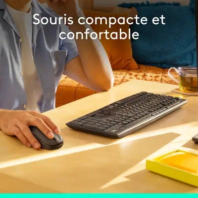 Logitech MK295 Silent - Pack Clavier, souris - visuel 9