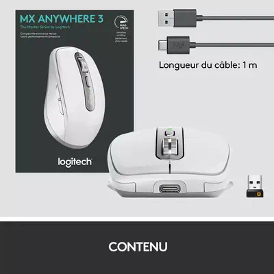 Logitech Performante et compacte MX Anywhere 3 - Souris - visuel 5