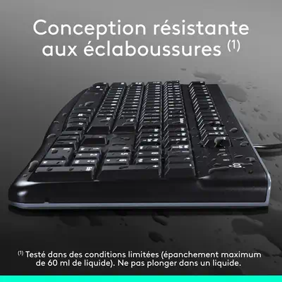 Logitech K120 Logitech - visuel 1 - hello RSE - LA SENSATION DE FRAPPE QUE VOUS AIMEZ