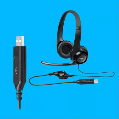 Achat LOGITECH USB Headset H390 Headset full size wired sur hello RSE - visuel 5