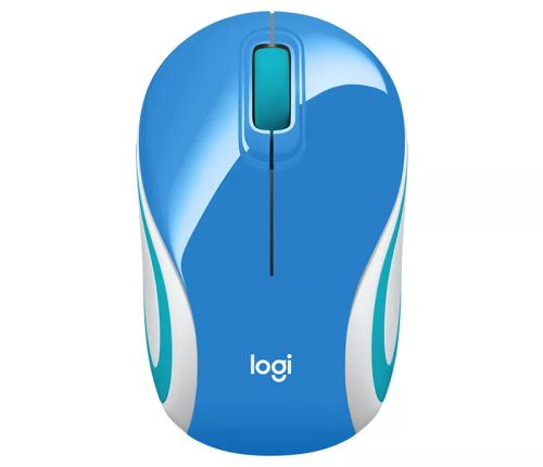 Achat LOGITECH Mouse Wireless M187 Mini Mouse Blue - USB - 5099206032200
