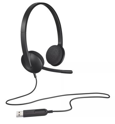 Vente Casque Micro LOGITECH USB Headset H340 Headset on-ear wired sur hello RSE