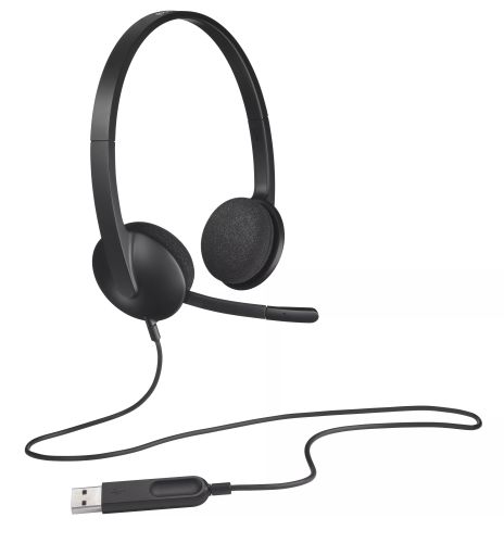 Achat Casque Micro LOGITECH USB Headset H340 Headset on-ear wired sur hello RSE