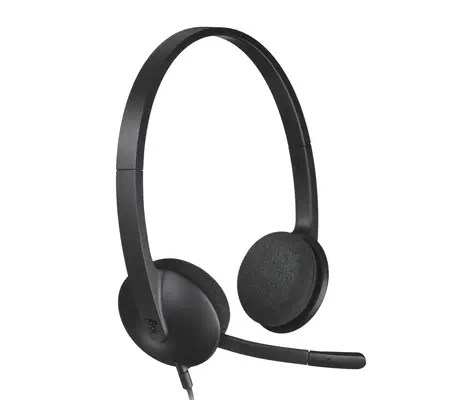 H340 USB Computer Headset Avec audio numérique Logitech - visuel 1 - hello RSE - MICRO ANTI-PARASITES