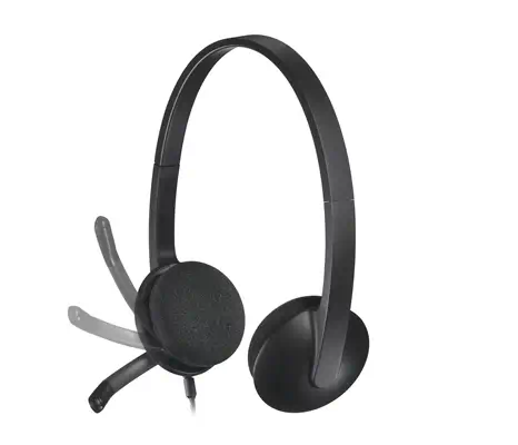 H340 USB Computer Headset Avec audio numérique Logitech - visuel 1 - hello RSE - BANDEAU RÉGLABLE