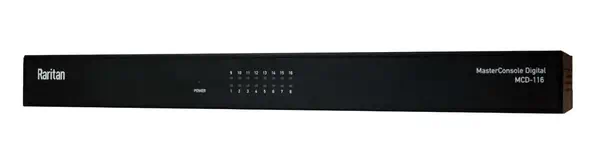 Raritan MCD-216 commutateur écran, clavier et souris Grille de montage Noir - Accessoire Réseau - visuel 1