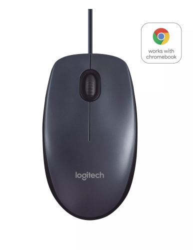 Revendeur officiel LOGITECH B100 Mouse right and left-handed optical 3 buttons