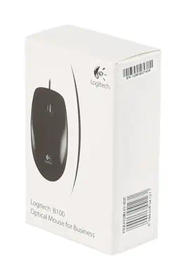 Logitech B100 souris Bureau Ambidextre USB Type-A Optique Logitech - visuel 1 - hello RSE - DURABLE ET FIABLE