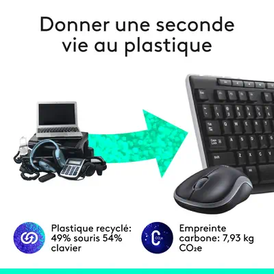 Logitech MK270 - Pack Clavier, souris - visuel 9