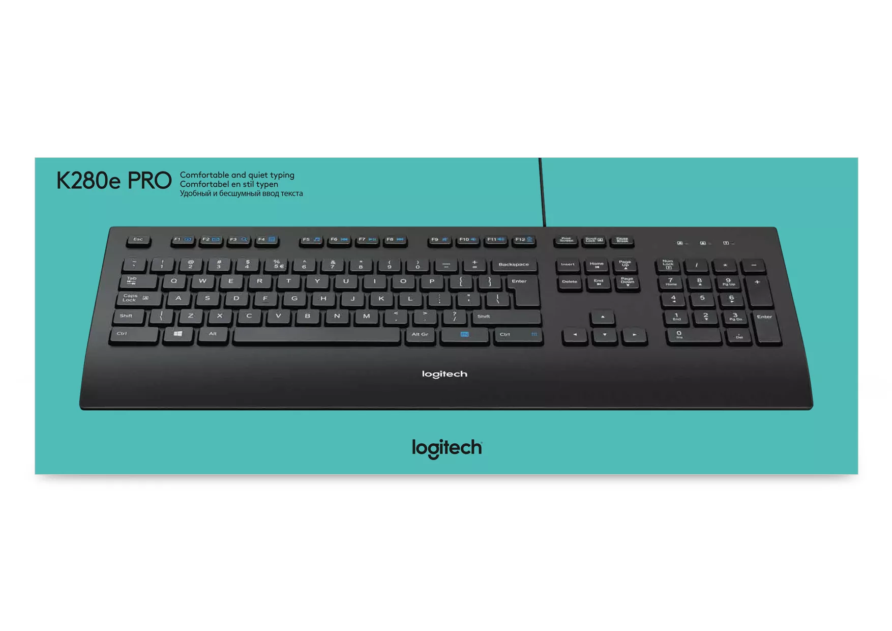 Vente LOGITECH Corded Keyboard K280e azerty for Business (FR Logitech au meilleur prix - visuel 10