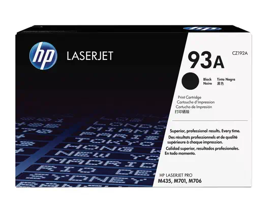 HP 93A toner LaserJet noir authentique - Toner - visuel 1