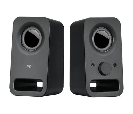 Logitech Haut-parleurs stéréo Z150 Son stéréo clair Logitech - visuel 1 - hello RSE - PRISE CASQUE