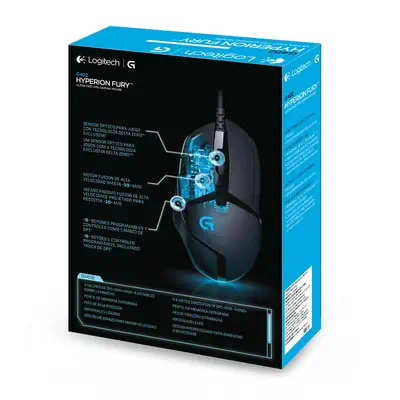G402 Hyperion Fury Ratón para gaming ultrarrápido FPS - Logitech - Pack Clavier, souris - visuel 8