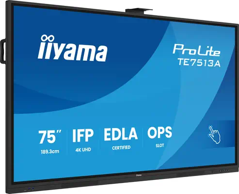 iiyama TE7513A-B3AG Écran d'affichage dynamique Écran plat interactif 190,5 cm (75") LCD Wifi 500 cd - Ecran Numérique Interactif - visuel 5