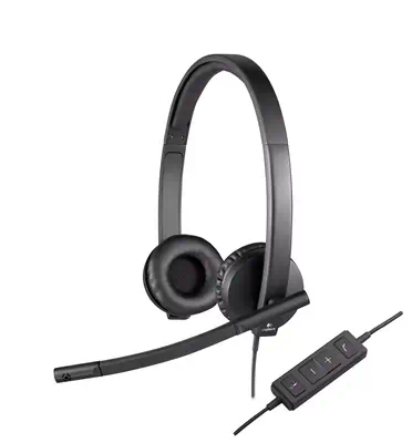 Vente LOGITECH USB Headset H570e Headset on-ear wired Logitech au meilleur prix - visuel 2
