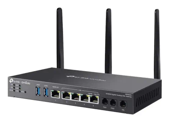 TP-Link Omada AX3000 routeur sans fil Gigabit Ethernet Bi-bande (2,4 GHz / 5 GHz) Noir - Routeur - visuel 3