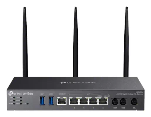 TP-Link Omada AX3000 routeur sans fil Gigabit Ethernet Bi-bande (2,4 GHz / 5 GHz) Noir - Routeur - visuel 1