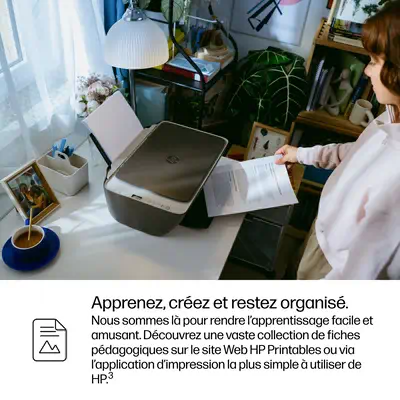 DeskJet 2910 Sans fil All-in-One Couleur Imprimante, Instant Ink - HP - Multifonctions Jet d'encre - visuel 6