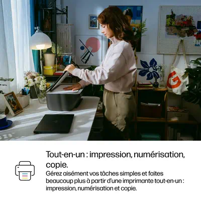 DeskJet 2910 Sans fil All-in-One Couleur Imprimante, Instant Ink - HP - Multifonctions Jet d'encre - visuel 3