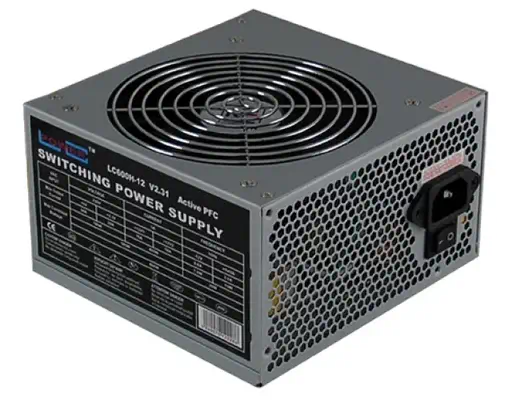 LC-Power LC600H-12 V2.31 unité d'alimentation d'énergie 600 W 20+4 pin ATX ATX Noir - Onduleur - visuel 1