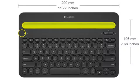 Achat Logitech Bluetooth® Multi-Device Keyboard K480 sur hello RSE - visuel 7