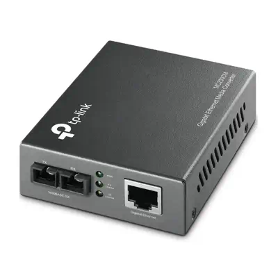 TP-Link Omada MC200CM convertisseur de support réseau 1000 Mbit/s 850 nm Multimode Noir - Carte Réseau - visuel 1