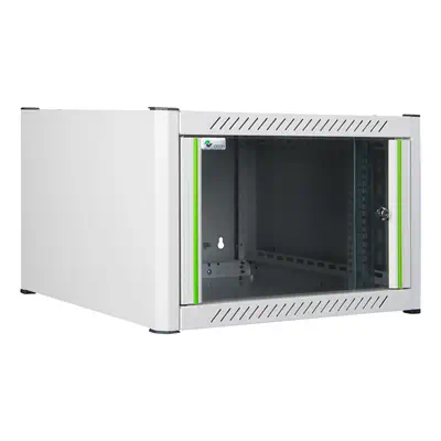 LOGON RWM06U56WH étagère 6U Rack monté sur le mur Blanc - Rack et Armoire - visuel 3