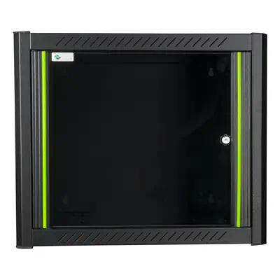 LOGON RWM09U45BL étagère 9U Rack monté sur le mur Noir - Rack et Armoire - visuel 1