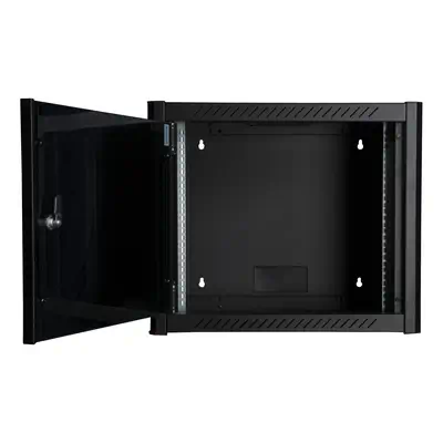 LOGON RWM09U45BL étagère 9U Rack monté sur le mur Noir - Rack et Armoire - visuel 2