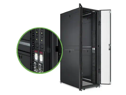 APC APDU9959EU3 unité de distribution d'énergie 24 sortie(s) CA 0U Noir - Rack et Armoire - visuel 10