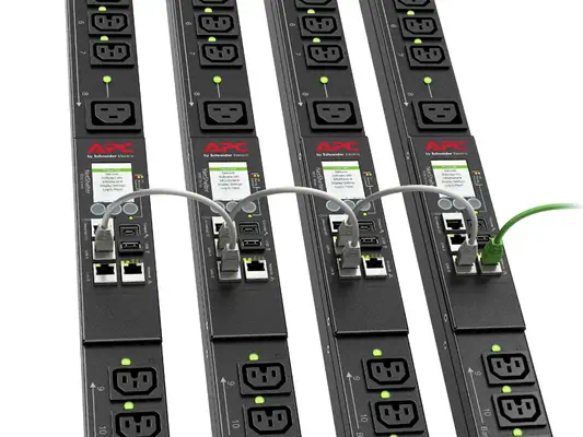 APC APDU9959EU3 unité de distribution d'énergie 24 sortie(s) CA 0U Noir - Rack et Armoire - visuel 9